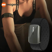 Magene Fascia da braccio per frequenza cardiaca Monitor Dual Mode Bluetooth ANT H803 Sensore Braccio Cinturino da polso Fitness Tracker cardiaco Esercizio sanitario HASHTAG