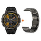 KOSPET TANK T4C Smartwatch Robusto per Uomo, GPS di Grado Militare con Torcia, Impermeabile 5ATM, Tracker per Salute e Fitness