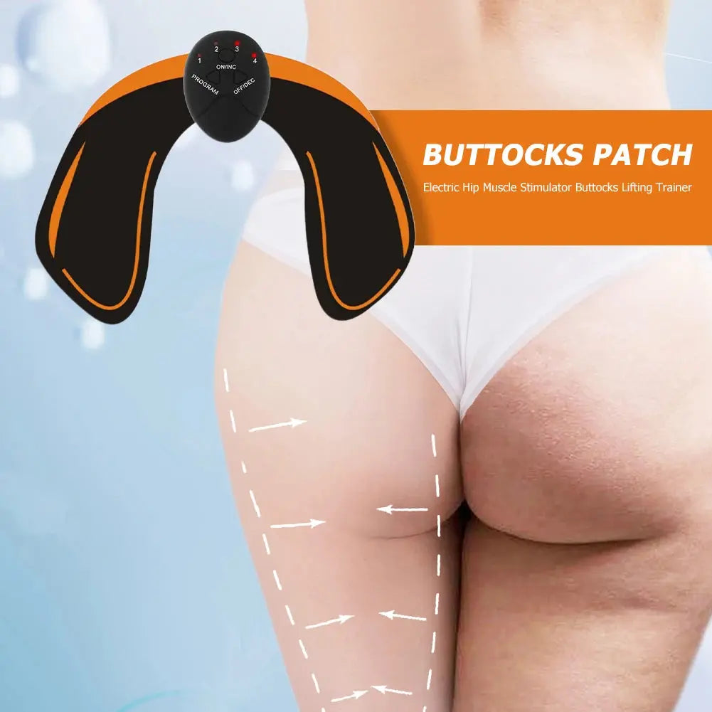 Stimolatore muscolare elettrico EMS Wireless glutei Hip Trainer stimolatore addominale ABS Fitness massaggiatore vibratore dimagrante corpo - My Hashtag Shop