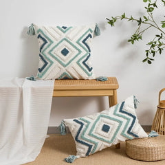 Fodera per cuscino geometrica in stile bohémien dal design moderno e semplice, adatta per divani in camera da letto quotidiana, soggiorno HASHTAG