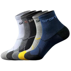 10/5/3 paia Traspirante Con Calze Sportive Da Uomo In Fibra di Bambù Autunno e Inverno Calzini Da Uomo Assorbimento Del Sudore Deodorante Business Sox HASHTAG