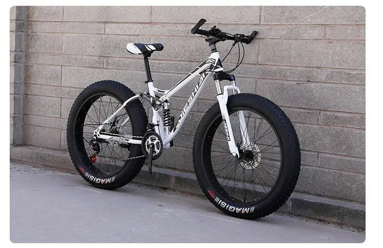 Mountain bike per adulti fuoristrada Beach4.0Pneumatico grande Doppia assorbimento degli urti Bicicletta a velocità variabile per studenti e studentesse - My Hashtag Shop