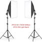SH Kit di illuminazione Fotografia 50x70CM Softbox Sistema di illuminazione professionale con lampadine fotografiche E27 Attrezzatura per studio fotografico - My Hashtag Shop