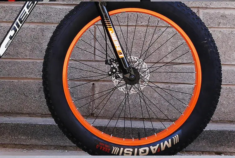 Mountain bike per adulti fuoristrada Beach4.0Pneumatico grande Doppia assorbimento degli urti Bicicletta a velocità variabile per studenti e studentesse - My Hashtag Shop