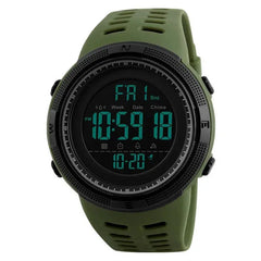 Orologio elettronico da uomo Orologi sportivi militari Orologio da polso digitale multifunzione luminoso a LED per uomo, bambino, ragazzo, studente, adolescente HASHTAG