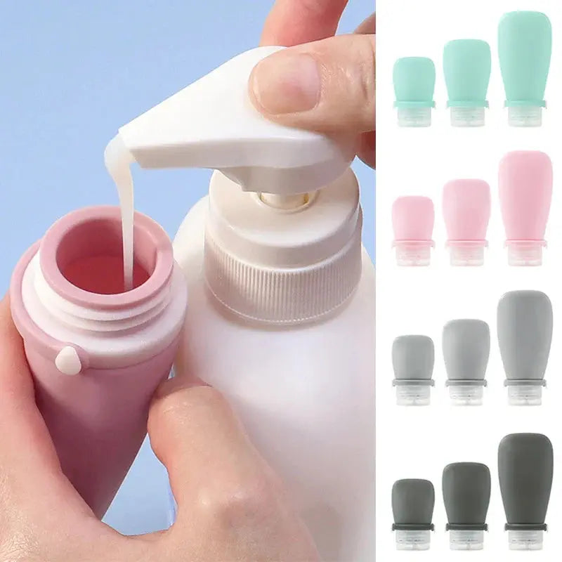 Portable Silicone Travel Bottle Cosmetic Storage Refillable Empty Bottle - HASHTAG