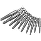 Set di estrattori e estrattori per viti danneggiate da 10 pezzi Set di estrattori per viti rotte con codolo esagonale da 1/4 di pollice Viti per punte da trapano Bulloni Qu - My Hashtag Shop