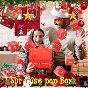 Christmas Gift Box DIY Folding Paper Boxes Money Pop-Up Birthday Wedding Surprise Bounce Box Explosion Red Envelope Gift Box Set HASHTAG