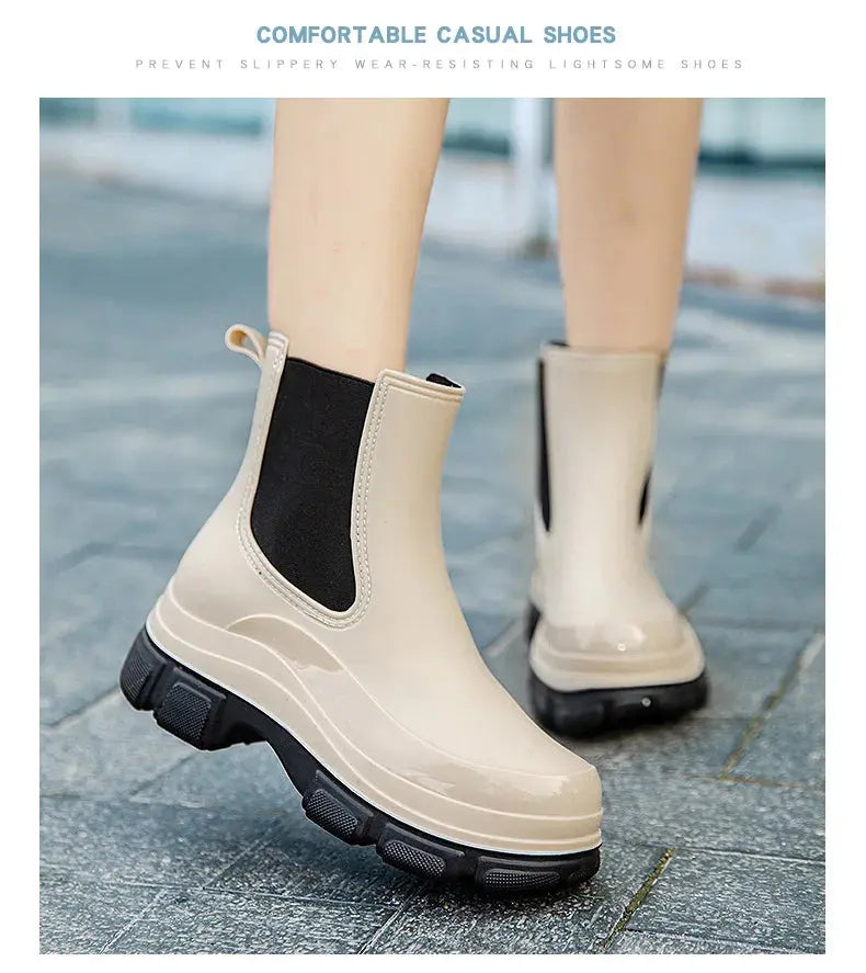 2025 New Rubber Rain Shoes Outdoor Anti-slip Waterproof Garden Shoes Liebe - Making Life Easier