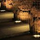 1/4/8 pezzi luci solari per esterni 8/20 LED disco lampada sotterranea faretto luce solare interrata per la decorazione del cortile del prato del giardino domestico