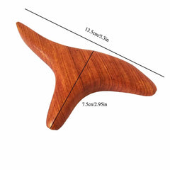 Strumenti per il massaggio del punto di innesco del legno, strumenti professionali per il drenaggio linfatico Gua Sha, massaggio per la terapia del legno per alleviare il dolore di tutto il corpo HASHTAG