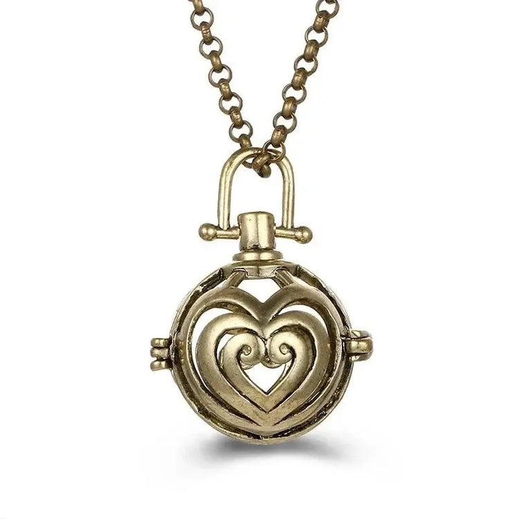 Chime Music Angel Ball Caller Locket Necklace Vintage Pregnancy Necklace. - HASHTAG