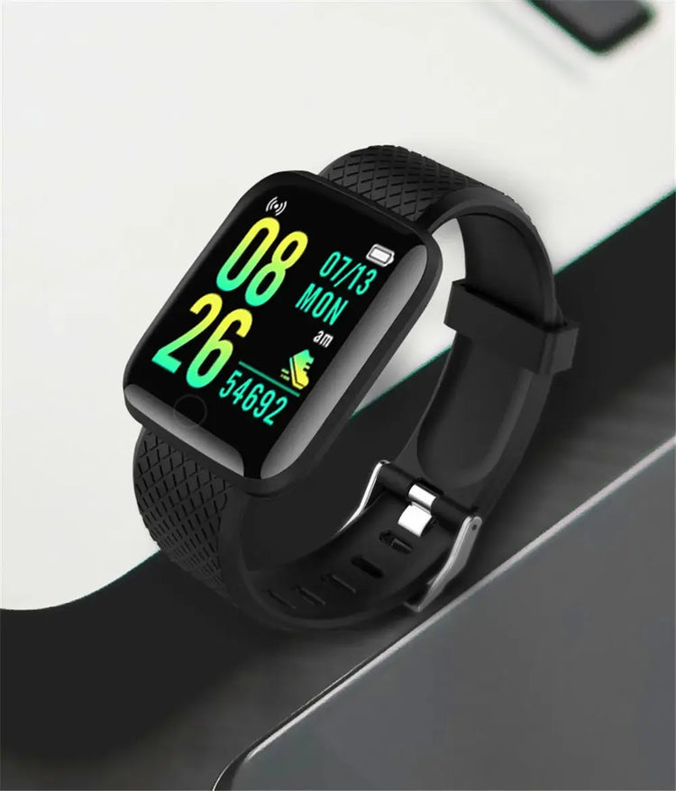 Smartwatch Uomo Donna Orologi da polso Smart Watch Messaggio Fitness Monitor Bracciale Regalo di compleanno Orologio elettronico per Android IOS - My Hashtag Shop