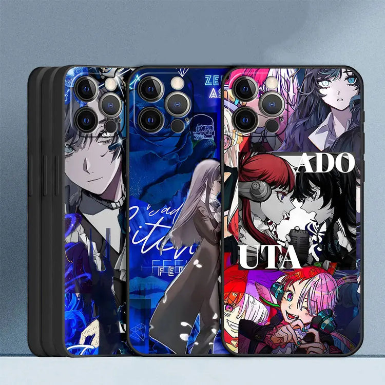 Ado Cantante Giapponese Caso per Xiaomi Poco C65 F5 X3 NFC X5 M6 M4 X4 M3 X2 F7 Pro Nero TPU Copertura Del Telefono Funda Capa - My Hashtag Shop