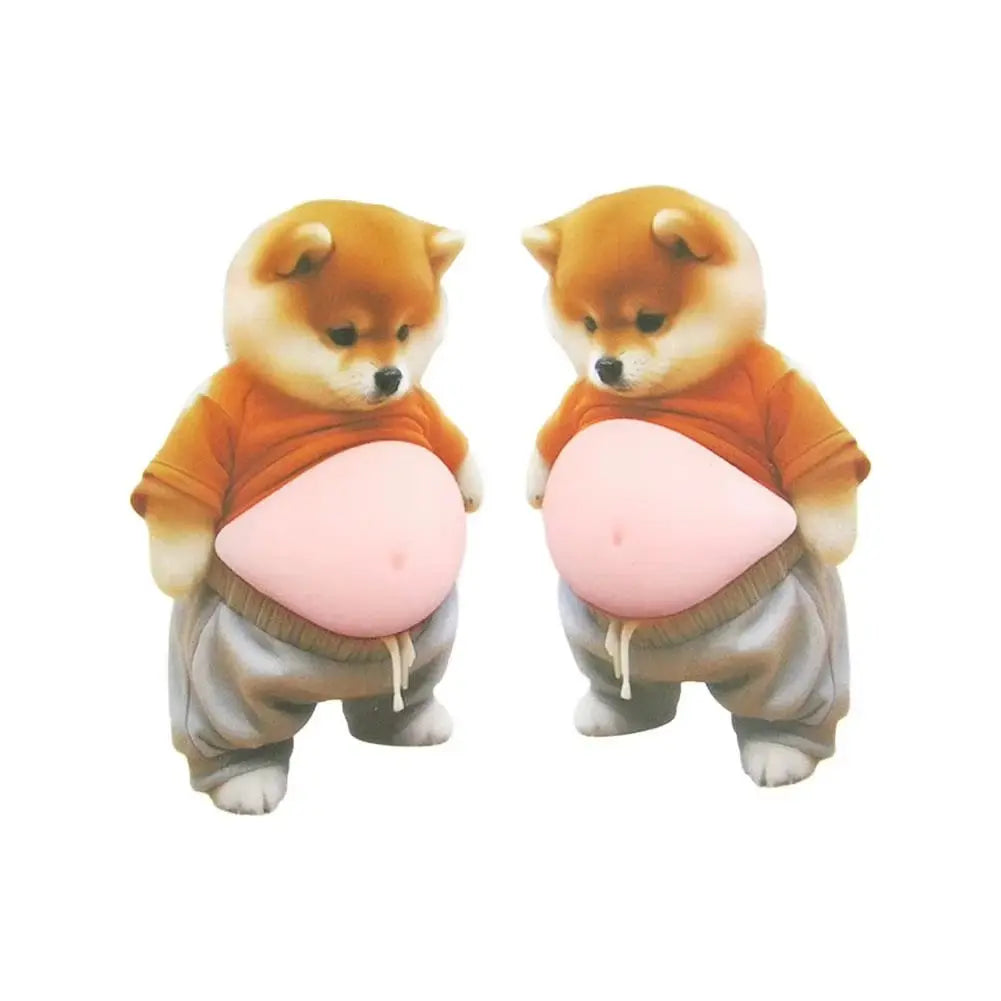 Pancia di Cane Adesivo Carino Paffuto Shiba Inu Cucciolo - My Hashtag Shop