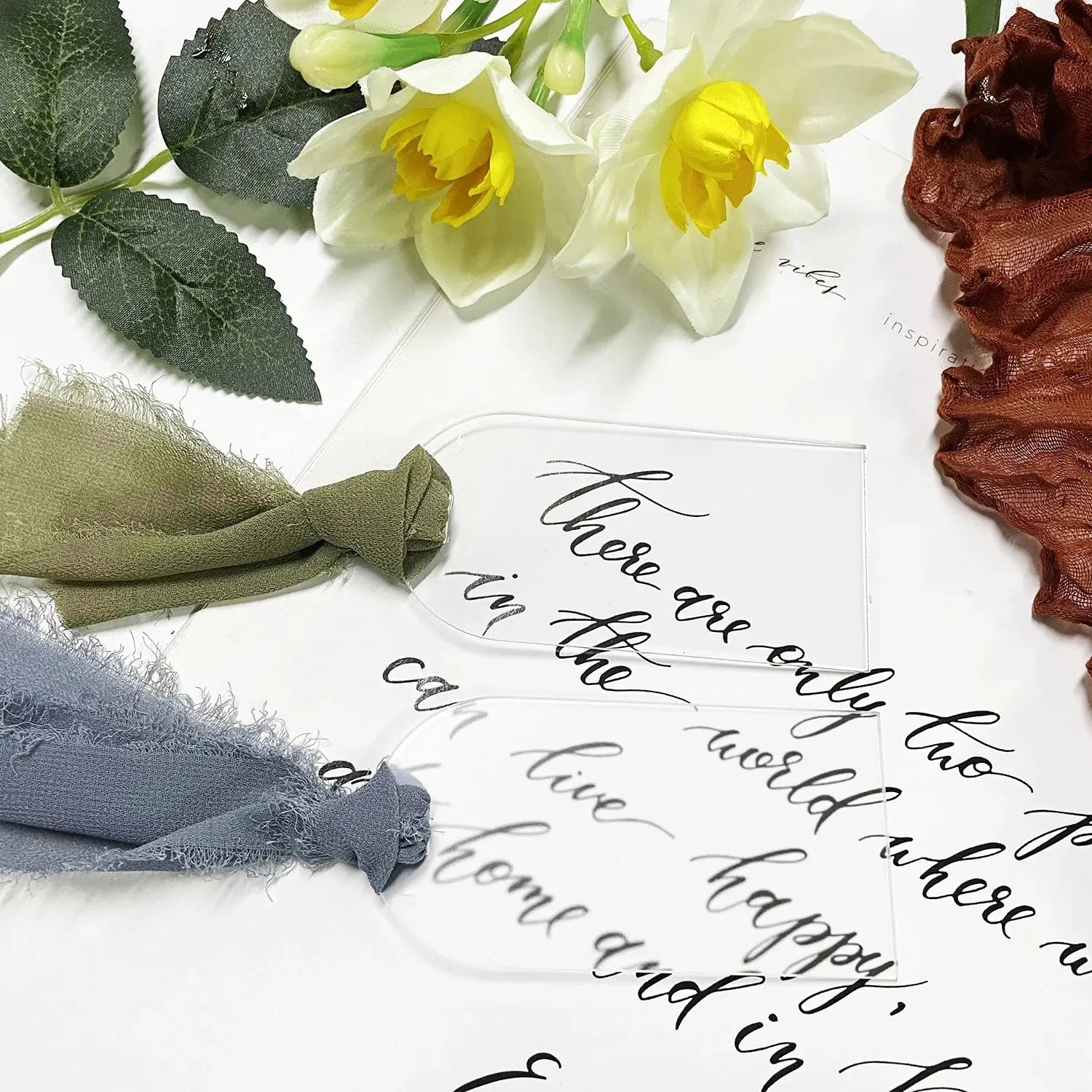 Acrylic Wedding Place Card Frosted Acrylic Name Tag Arch 10/20/50Pcs - HASHTAG