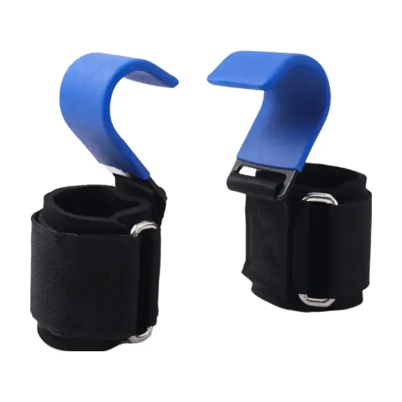2 pezzi antiscivolo gancio per sollevamento pesi coppia di cinghie sollevamento pesi stacco mento pull up e esercizio fitness gancio allenamento - My Hashtag Shop