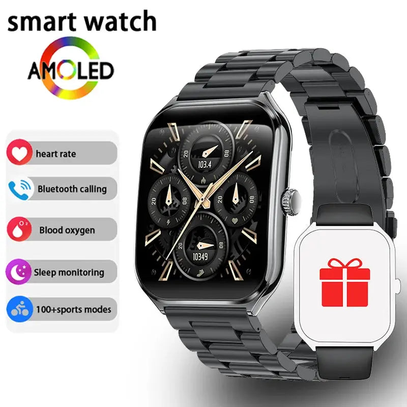 Nuovo Ultra Sottile smartwatch  "AMOLED 360*360 HD Pixel Display Always Show Time Promemoria Chiamata Smartwatch Delle Signore Per huawei - My Hashtag Shop