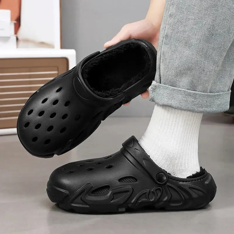 Winter Plush Fur Slippers Warm Furry Indoor Shoes all ages. Liebe - Making Life Easier