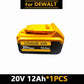 Batteria DEWALT 20v/60V DCB606 DCB609 DCB182 DCB205 DCB206 DCB209 utensile elettrico batteria 18V batteria 6AH 9AH.