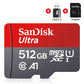 Scheda di memoria 512 GB 256 GB 128 GB 64 GB 32 GB 100 MB/S Scheda Micro SD UHS-1 Scheda flash Memoria Microsd SD + adattatore per lettore di schede - My Hashtag Shop