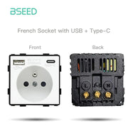 BSEED Wifi Smart termostati caldaia elettrica riscaldamento a pavimento dell'acqua Controller centrale interruttore presa pannello in vetro parte accessorio fai da te HASHTAG