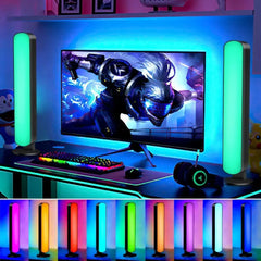 Smart LED Symphony Sound Control Pickup Light RGB Musica Ritmo Lampada ambientale con controllo app per TV Compute Gaming Desktop Decor HASHTAG