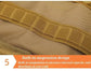 Borsa Tattica Multifunzionale per Trekking, Campeggio, Escursionismo, Viaggi, Arrampicata, Pesca, Grande Capacità, Borsa Molle per Attività all&