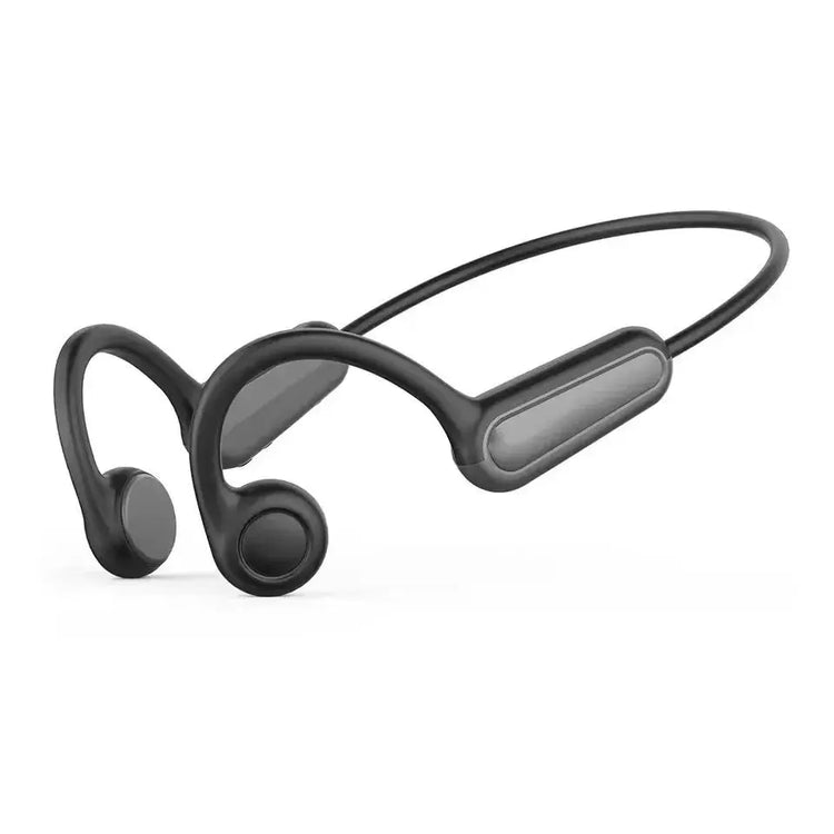 cuffia sportiva a conduzione ossea reale Auricolare wireless Auricolare compatibile Bluetooth Vivavoce con microfono per la corsa - My Hashtag Shop