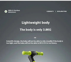 Bicicletta da 12 pollici per bambini senza pedali1-6 anni Bicicletta per ragazzi e ragazze che cammina Apprendimento Balance Bike HASHTAG