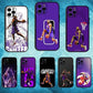 Custodia per telefono Basket V-Vince C-Carter 15 per iPhone17,16,15,14,13,12,11 Plus,Pro Max Cover morbida nera - My Hashtag Shop