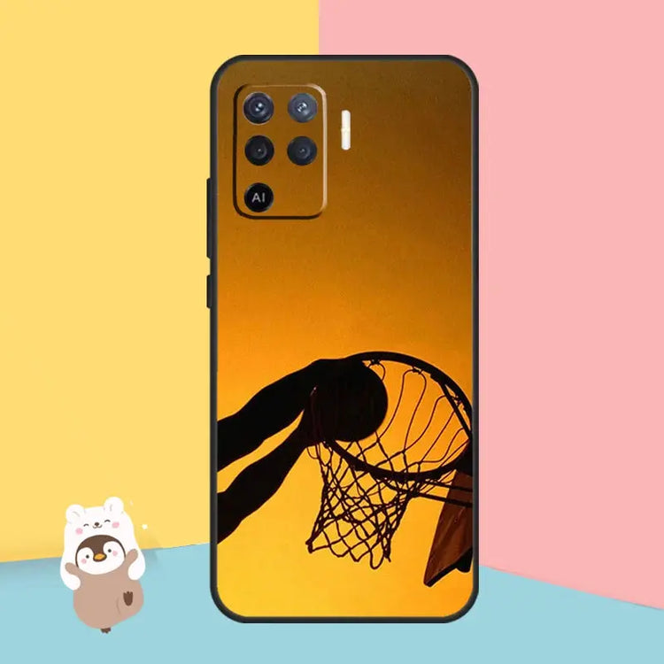 Basketball Basket Sport Case For Oppo A78 A18 A38 A58 A98 A74 A94 A54 A15 A17 A57 A6 A5 Pro A16 A76 A96 A40 A60 A80 - My Hashtag Shop