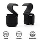 2 pezzi antiscivolo gancio per sollevamento pesi coppia di cinghie sollevamento pesi stacco mento pull up e esercizio fitness gancio allenamento - My Hashtag Shop