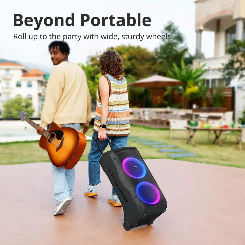 Tronsmart Altoparlante Car Audio Halo 300 Altoparlante Bluetooth con alimentazione da 240 W, ingresso chitarra/microfono/XLR, riproduzione 20 ore, controllo APP, per auto - My Hashtag Shop