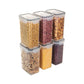 Airtight Cereal Storage Container  Food Storage Box Plastic Transparent Sealed - HASHTAG