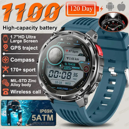 Smartwatch T-Rex3 Ultra GPS AMOLED 5ATM Impermeabile 1100 mAh - My Hashtag Shop