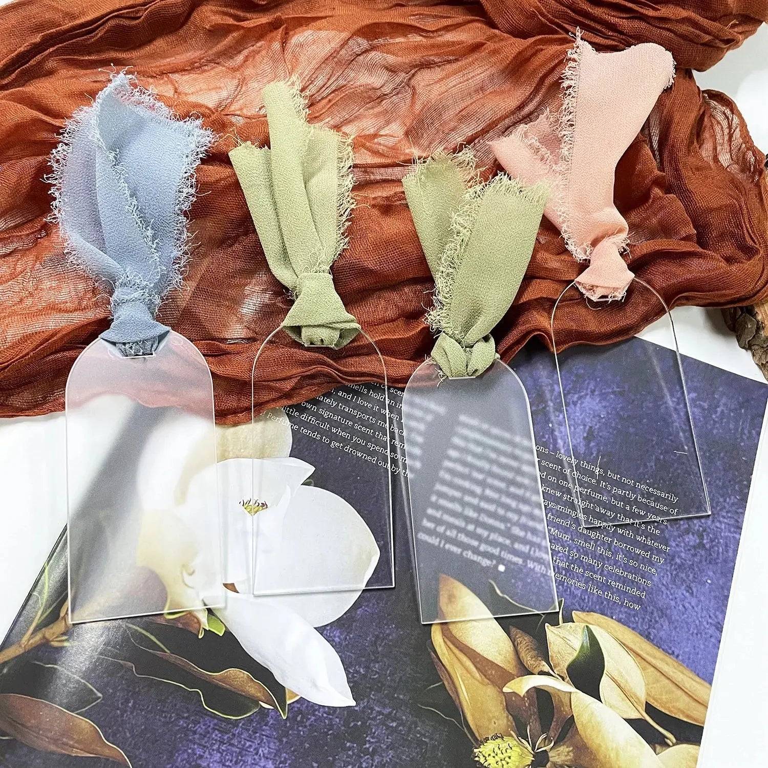 Acrylic Wedding Place Card Frosted Acrylic Name Tag Arch 10/20/50Pcs - HASHTAG