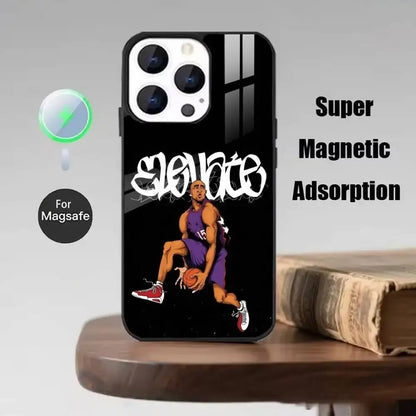 Custodia per telefono Basket V-Vince C-Carter 15 per iPhone 17,16,15,14,13,12,Plus,Pro,Max per ricarica wireless magnetica Magsafe - My Hashtag Shop
