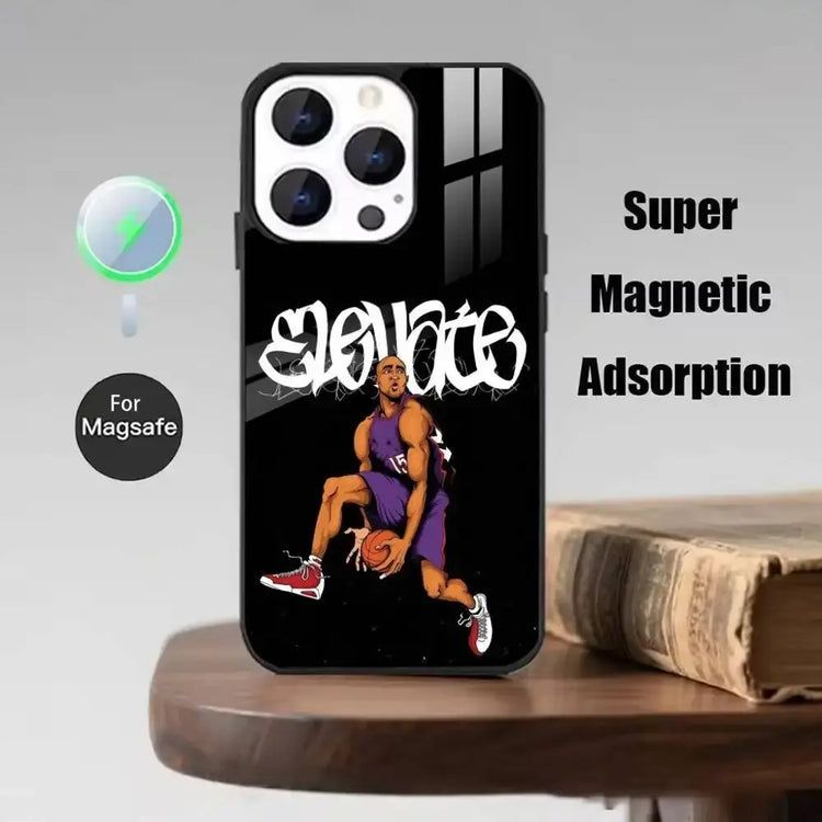Custodia per telefono Basket V-Vince C-Carter 15 per iPhone 17,16,15,14,13,12,Plus,Pro,Max per ricarica wireless magnetica Magsafe - My Hashtag Shop