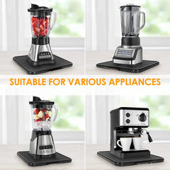 Kitchen Appliance Tray Slide Out Smooth Wheels Under Cabinet Appliance Sliding Tray Non-Slip Countertop Sliding Coffee Tray HASHTAG