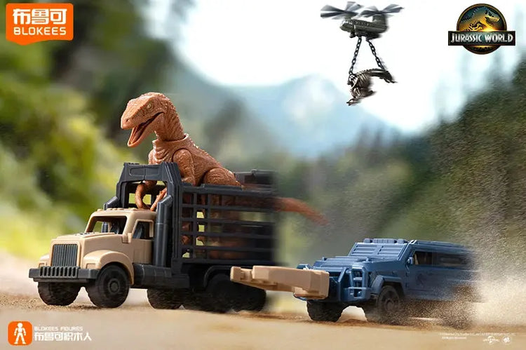 BLOKEES Building Block Man Set naturale -Jurassic Periodo Mondo Dinosauro Dinosauro Modello di assemblaggio Scatola cieca Giocattolo Regali per bambini - My Hashtag Shop