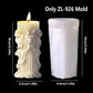 Silicone Mold Flower Lavender Gypsum Cylindrical Candle Making Liebe - Making Life Easier