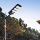 Lampada Solare da Esterno 15000W Ultra Potente Lampione Solare 320 °   Lampada da Giardino con Sensore IR per Illuminazione dal Tramonto all&