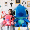 20-60 centimetri Formato Gigante Lilo & Stitch Coppia Modelli Cartoon Peluche Ripiene Anime Peluche Giocattoli Ciondolo Giocattolo Cuscino Per Bambini Regalo Di Compleanno HASHTAG