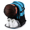 Zaino da basket Borsa per attrezzature sportive grande con portapalle e scomparto per scarpe Borse sportive per calcio, pallavolo, palestra, scuola HASHTAG
