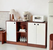 Tavolino allungabile dal design unico con armadio in stile vintage per soggiorno, fattoria o appartamento HASHTAG