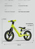 Bicicletta da 12 pollici per bambini senza pedali1-6 anni Bicicletta per ragazzi e ragazze che cammina Apprendimento Balance Bike HASHTAG