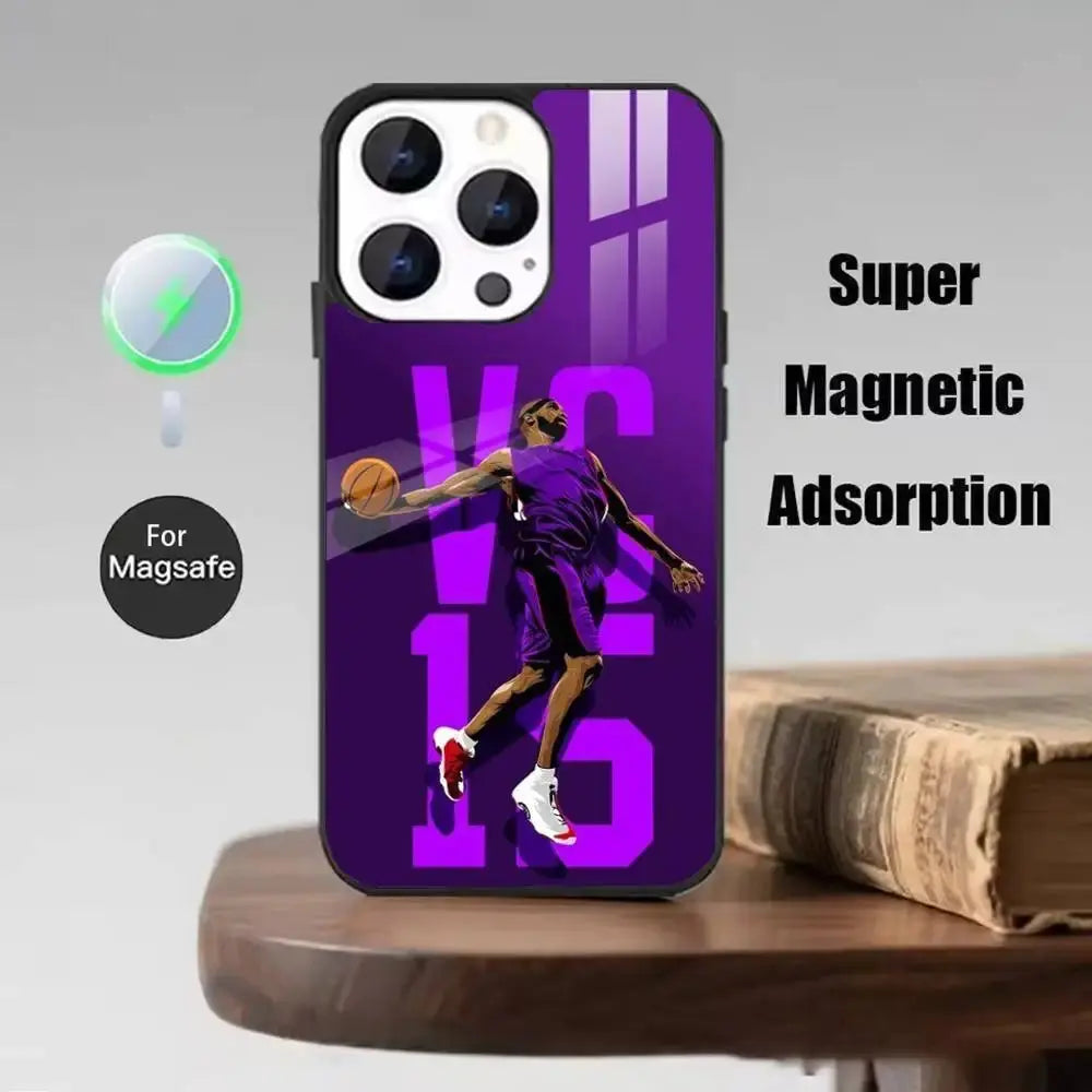 Custodia per telefono Basket V-Vince C-Carter 15 per iPhone 17,16,15,14,13,12,Plus,Pro,Max per ricarica wireless magnetica Magsafe - My Hashtag Shop