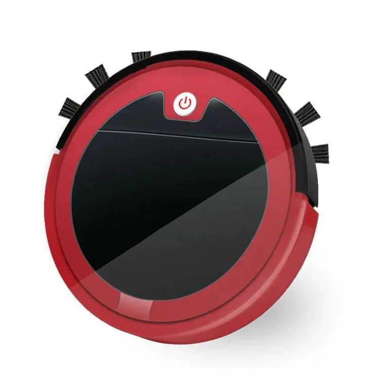 Smart Home Sweeping Robot with Remote Control and Large Suction - White Black-2