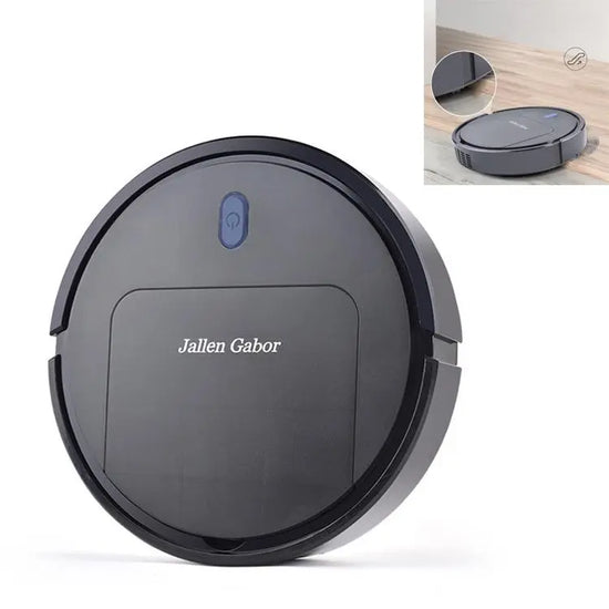 Smart Mini Sweeping Robot - Automatic Home Cleaning - Black-0